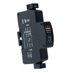 Novaris SFD1-6-3-30 Surge Filter 3kA 15kA 1 PH 6A 24VAC TS35 Aluminium IP20