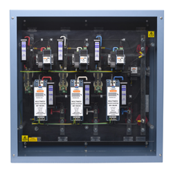 Novaris SFH3-800-200-275 Surge Filter 3 PH 200kA 800A 230VAC 50Hz Wall Mount IP55
