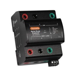 Novaris SSP1-32-50-275 Surge Protector 15kA 1-P 1 PH 32A 50kA 230VAC TS35 Panel Mount Metal IP20