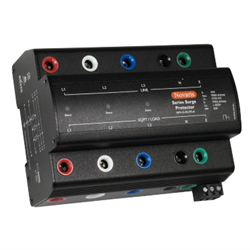 Novaris SSP3-10-10-275 Surge Protector 3 PH 10A 10kA 230VAC TS35 Panel Mounting Metal IP20