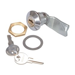 IPD T-HANDLE-P-CLO01 T Handle Keyed Lock Keyed Lock Chrome-Plated