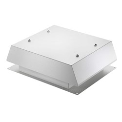 Fandis T22U230B Roof Exhaust Unit 800cu-m/h 850cu-m/h 230VAC 24 to 250VDC IP23 295W 375H Epoxy-Painted Steel