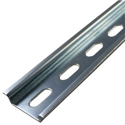 IPD TS35/HD-S DIN Rail and G Rail Slotted Heavy Duty Cable Duct Steel 2 m L 15mm H x 35mm W