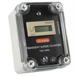 Novaris TSC1-CT Transient Surge Counter 100A 200kA TS35 DIN Rail Mount Metal IP20