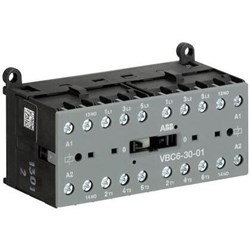 ABB VBC6300104 Mini Contactor 3P 3NO 6A 4kW 24VAC Screw Rail Mount