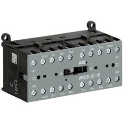 ABB VBC6301001 Mini Reversing Contactor 20A 4kW 24VDC Screw DIN Rail Wall Mount