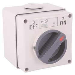 IPD W66IS363LB Motor Rated Isolating Switch 3-P 63A 500VAC/DC IP66 Polycarbonate