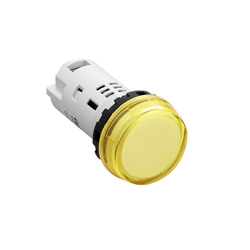 IDEC YW1P-1BUQ4A-HS Unibody Pilot Light Amber 24VDC 22mm Dia Mount Hole