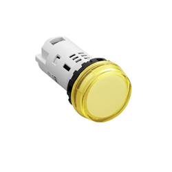 IDEC YW1P-1BUQM3A-HS Unibody Pilot Light with Built-In LED Amber 230/240VAC 22mm Dia Mount Hole