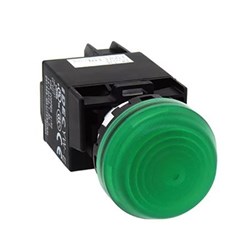 IDEC YW1P-2EH2-10V Pilot Light White 10VDC 22mm Dia Mount Hole