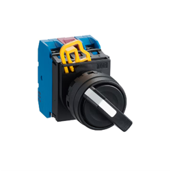IDEC YW1S-3E20-HS Selector Switch 3Position 2NO Round Plastic M3.5 Screw Terminal 30mm W 41.4mm H 69.8mm D