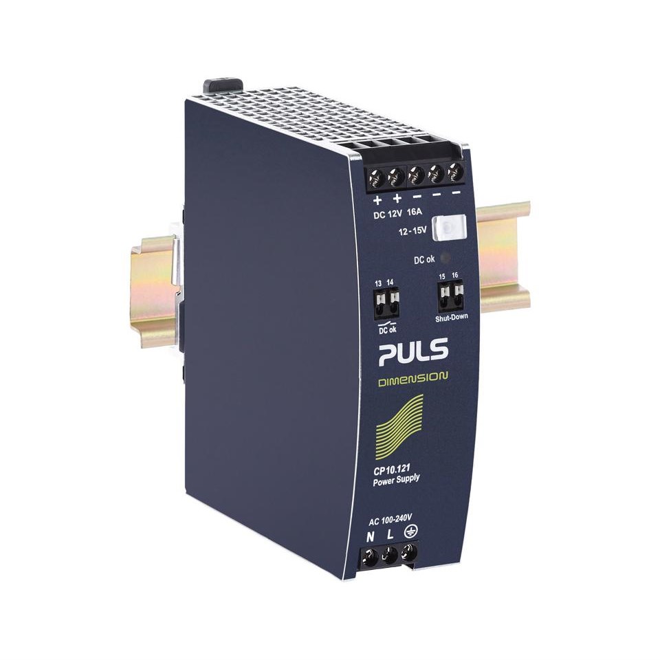 Puls CP10.121 Power Supply 1PH 110-150VDC 12VDC 16A 192 Watt 11.6