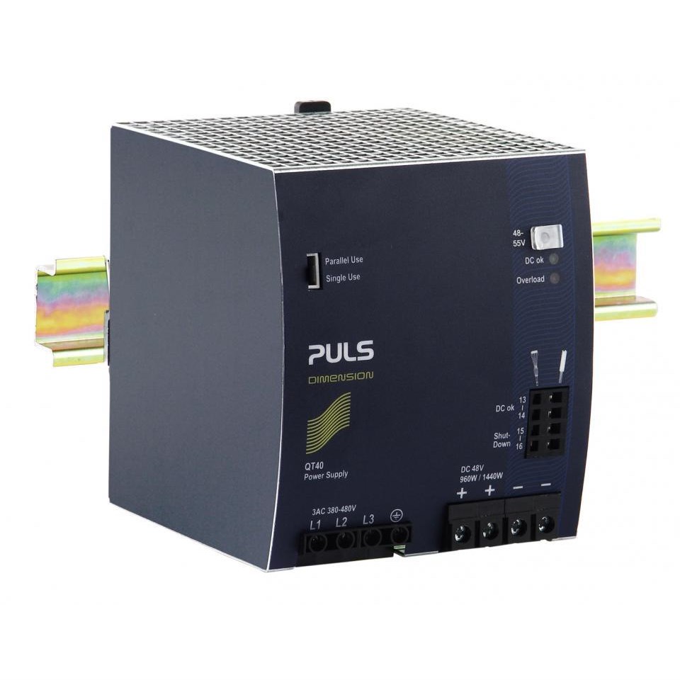 ptn Puls QT40.481 Power Supply 3PH 380-480VAC 48VDC 20A 960 Watt 46.3