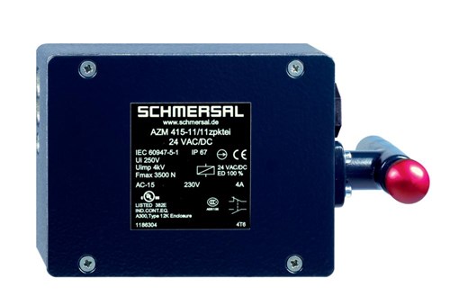 SCHMERSAL AZM 415-02/02ZPKTEI 24VAC/DCSOLENOID INTERLOCK 101186832