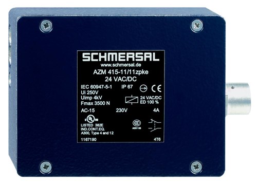 SCHMERSAL AZM 415-02/02ZPKE 230VACSOLENOID INTERLOCK 101192764