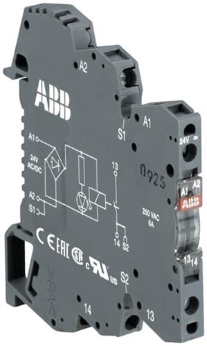 ABB RB111A-24VAC/DC INTERFACERELAY R600 2 (10-PACK)0 1SNA645014R2700