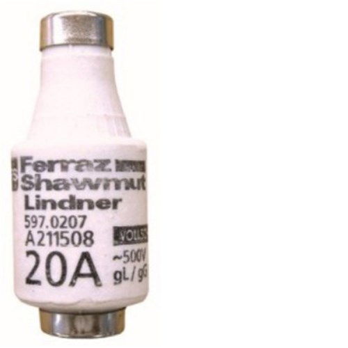 MERSEN 594.0257 FUSE LINK 25A DIAZED SIZE E16  12.5X50mm GG TYPE