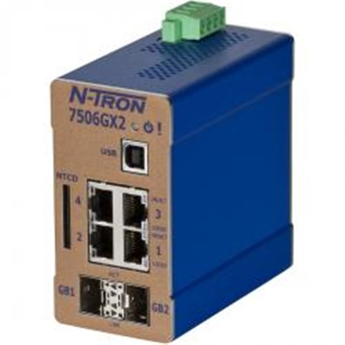 RED LION MANAGED GIGABIT ETHERNET SWITCH 6 PORTS 7506GX2-SX