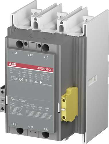 ABB AFS400301271 AF SAFETY CONTACTOR 3P 1000A (AC-1), 200KW 400VAC, CONTROL 250-500VAC/DC AUX 1NO+2NC