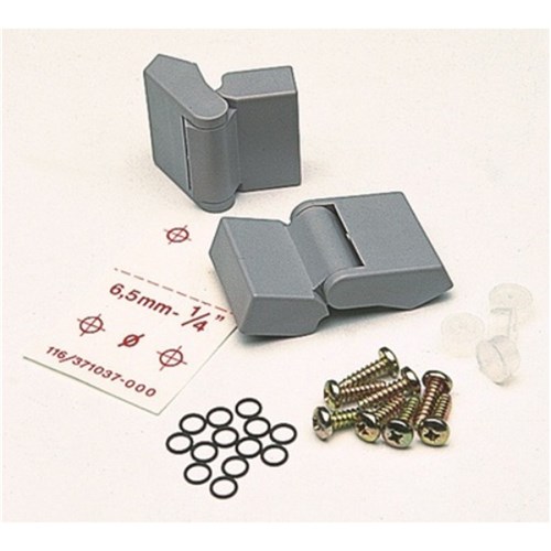 ABB APOHA HINGE SET TYPE-A FOR APO BOXES WITH GREY CVR.