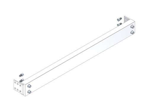 ELSTEEL BUSBAR HOLDER 50X600 UNDRILLED WITH END BRACKETS BHU21447