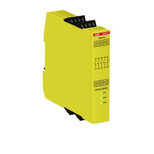 ABB BSR23 SENTRY BSR23 SAFETY & EXPANSION RELAY, OUTPUTS 4NO+1NC
