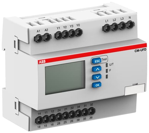 ABB CM-UFD.M33.M MULTIFUNCTION GRID PROTECTION RELAY WITH MODBUS RTU