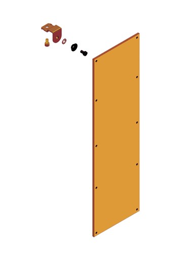 ELSTEEL COVER 1.5mm ORANGE RAL2000, 600 X 2000mm 11451 COV11451A