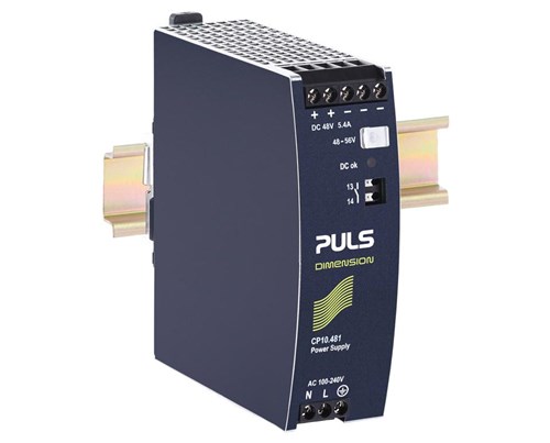 PULS DIN RAIL POWER SUPPLY 1 PHASE 48VDC 5.4A 260W CP10.481