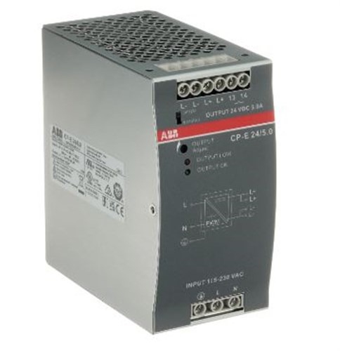 ABB POWER SUPPLY 24VDC 5A CPE24/5