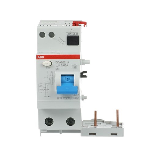 ABB RCD BLOCK 2P TYPE A 25A 30mA DDA202A25