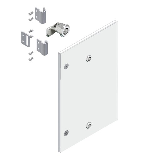 ELSTEEL DO10710 DOOR 1.5MM GREY RAL7032,  400 X 2200MM 10710
