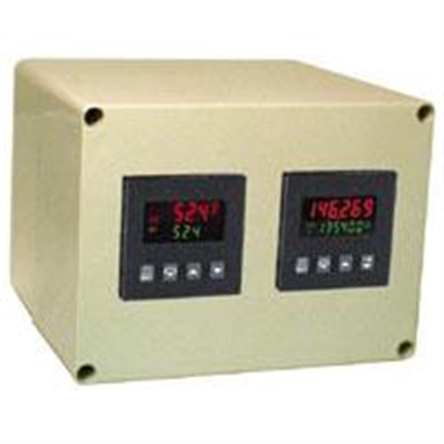 RED LION PLASTIC ENCLOSURE FOR TWO 1/16 DIN METERS ENC11B00