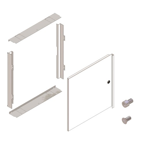 ELSTEEL ESCUTCHEON DOOR 800 x 600 mm ESD15740