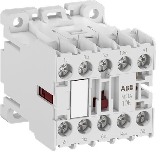 ABB MC1A310ATN MINI CONTACTOR 50 HZ 220 ... 240 V AC - 3 NO - 0 NC - SCREW TERMINALS MC1A310ATN