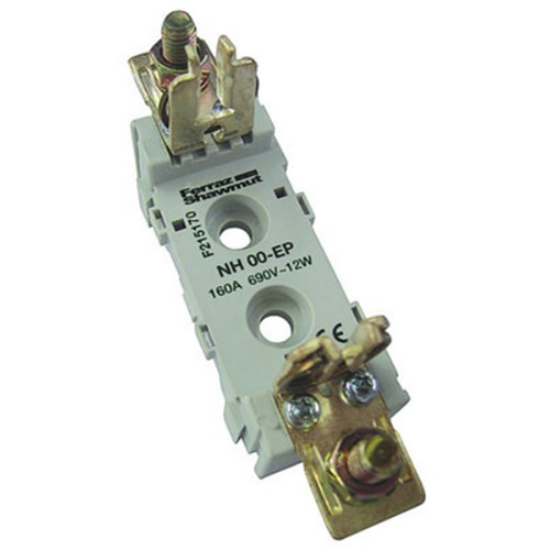 MERSEN NH00GBASE FUSE BASE DIN SIZE 00 160A 1000V AC/DC 1P OPEN TYPE F215170
