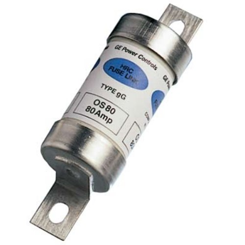 IPD OS80 FUSE LINK 80A 415VAC OFF-SET TAG 73mm FIXING CENTRES 80kA USE IN RSM100H, 400234
