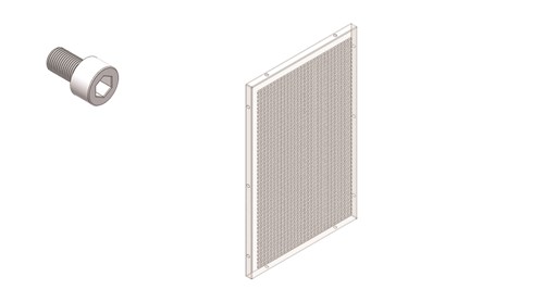 ELSTEEL PC SEPARATION PLATE 200X800MMWITH CUT-OUTS 16910 PSPC16910