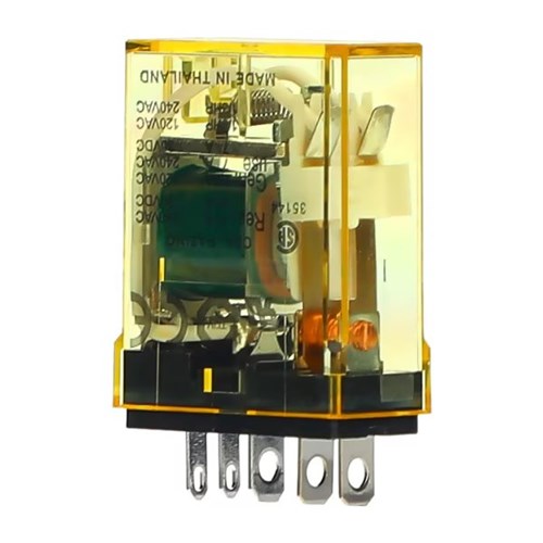 IDEC RELAY, SPDT, 10A, 48V DC WITH INDICATOR AND DIODE RH1B-ULD-DC48