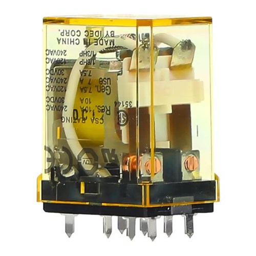 IDEC RELAY, DPDT, 24V DC, 10A PCB MOUNT RH2V2-UDC24V