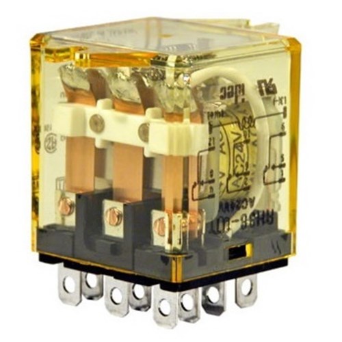 IDEC PLUG-IN RELAY 3PDT 110VAC 10A RH3B-UAC110