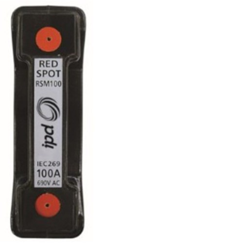 IPD RSM32H LV FUSE FITTING 32A RSM BLACK FRONT CONNECTED USE NIT FUSE LINKS