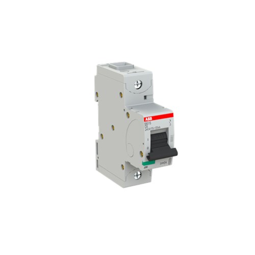 ABB S801SC6 HIGH PERF. MCB 50kA 1P 6A 240VAC C CURVE