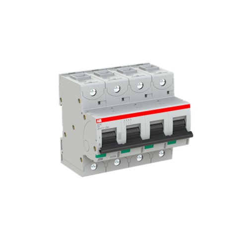 ABB S804CC50 HIGH PERF. MCB 25kA 4P 50A 415VAC C CURVE