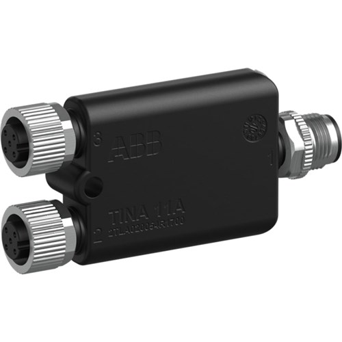 ABB TINA.11A CONNECTION BLOCK FOR SERIAL CONNECTION OF 2 DYNLINK DEVICES WITH M12-5 CONNECTORS