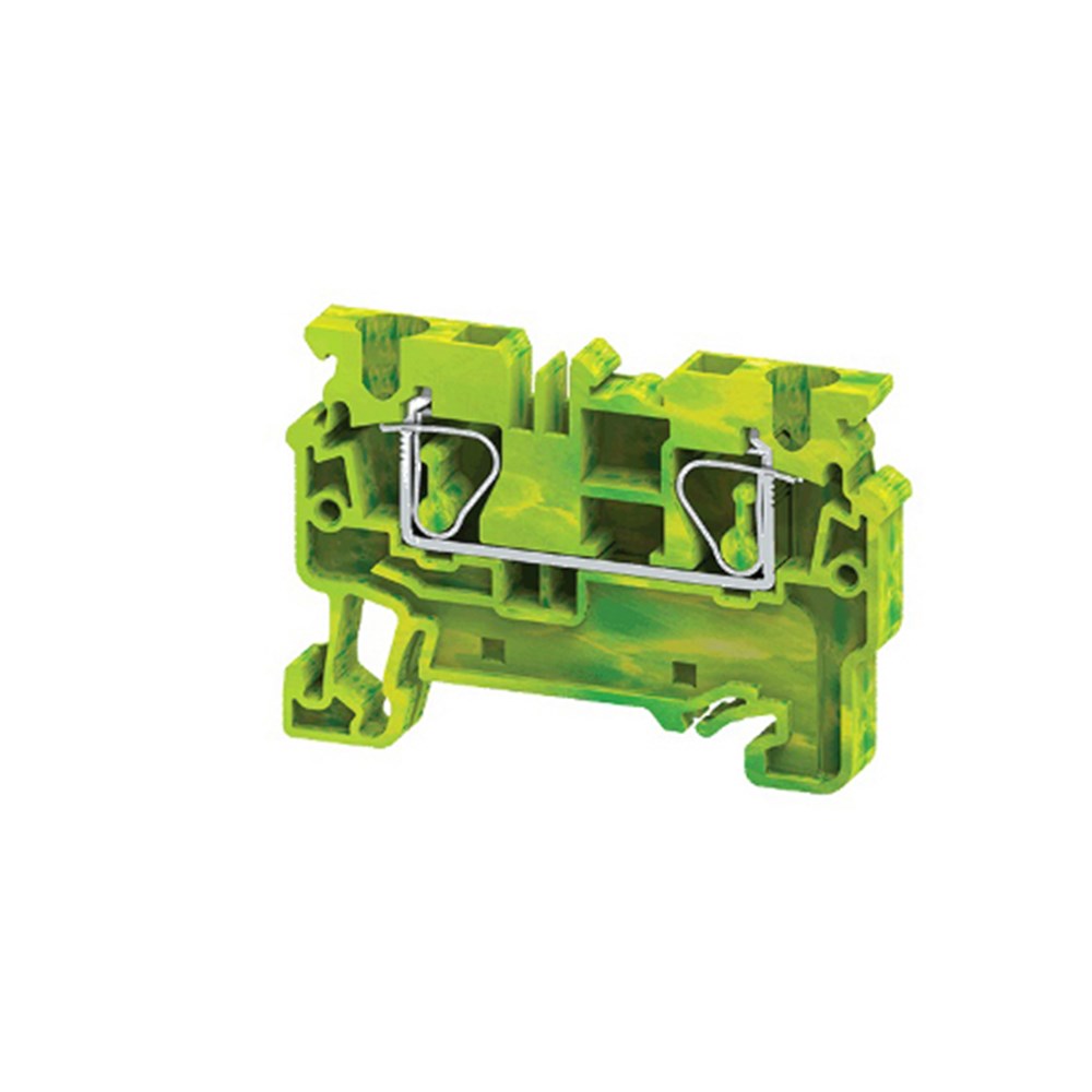 CONNECTWELL CXG4 EARTH TERMINAL BLOCK SPRING CLAMP 0.24mmÂ² Spring