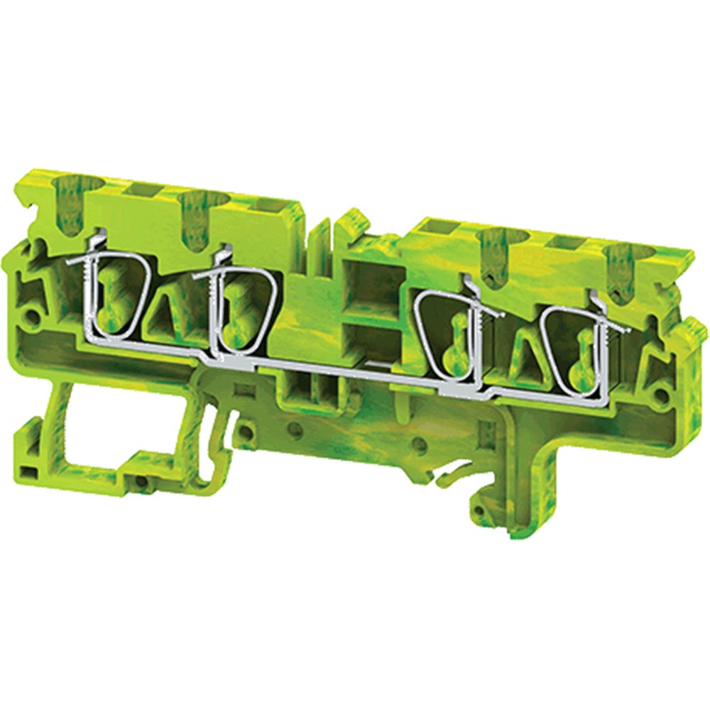 CONNECTWELL CXG4 EARTH TERMINAL BLOCK SPRING CLAMP 0.24mm² Spring