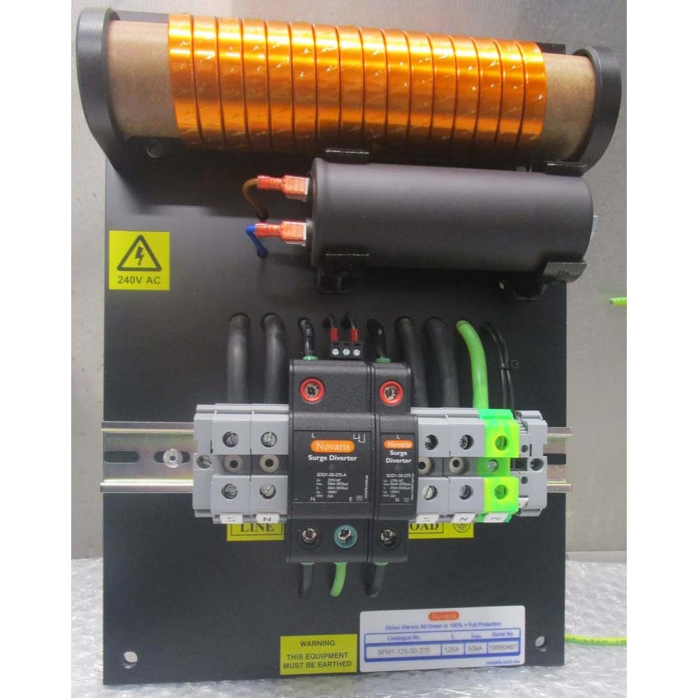 NOVARIS SURGE FILTER 1P+N+PE 50kA SFM112550275 Lightning & Surge